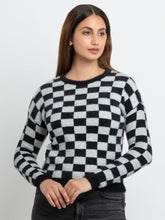 cable knitted sweater for women